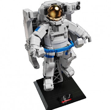 White Astronaut Brick Building Set 