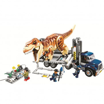 Jurassic World T. Rex Transport 75933 Brick Building Kit