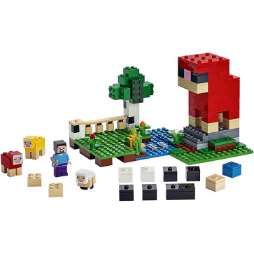 Minecraft The Wool Farm 21153 Brick Building Kit