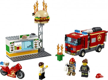 City Burger Bar Fire Rescue 60214 Brick Building Kit