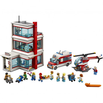 City Hospital 60204 Brick Building Kit