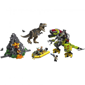 Jurassic World T. rex vs Dino Mech Battle 75938 Brick Building Kit