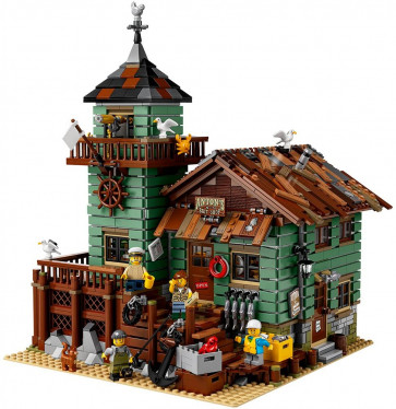 Ideas Old Fishing Store 21310 Brick Building Kit
