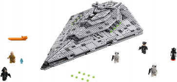 Star Wars Episode VIII First Order Star Destroyer 75190 Brick Building Kit