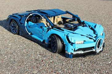 Bugatti Chiron Race Car Building Kit and Engineering Toy