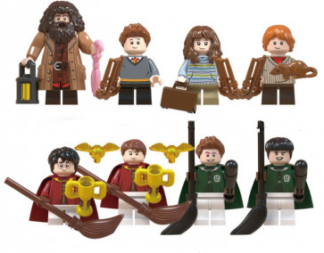 Lego Brick Harry Potter Quidditch Figures Complete Collection