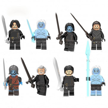 Lego Brick Game of Thrones 7 Figure Set