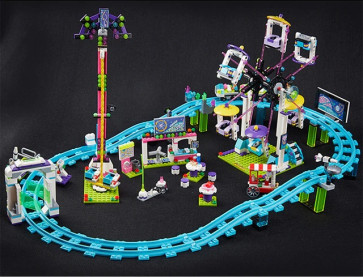 Friends Amusement Park Roller Coaster 41130 Brick Building Set