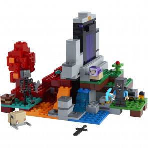 Minecraft The Ruined Portal 21172 Brick Building Kit