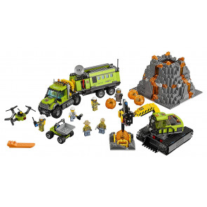 City Volcano Exploration Base 60124 Brick Building Kit
